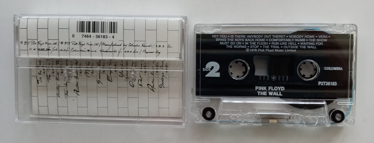  k7 CASSETTE TAPE ROCK PINK FLOYD THE WALL DOUBLE LP EMI  450-63410/11 RARE 1979 - auction details