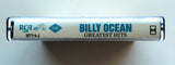 BILLY OCEAN - "Greatest Hits" - Cassette Tape (1989) - Mint