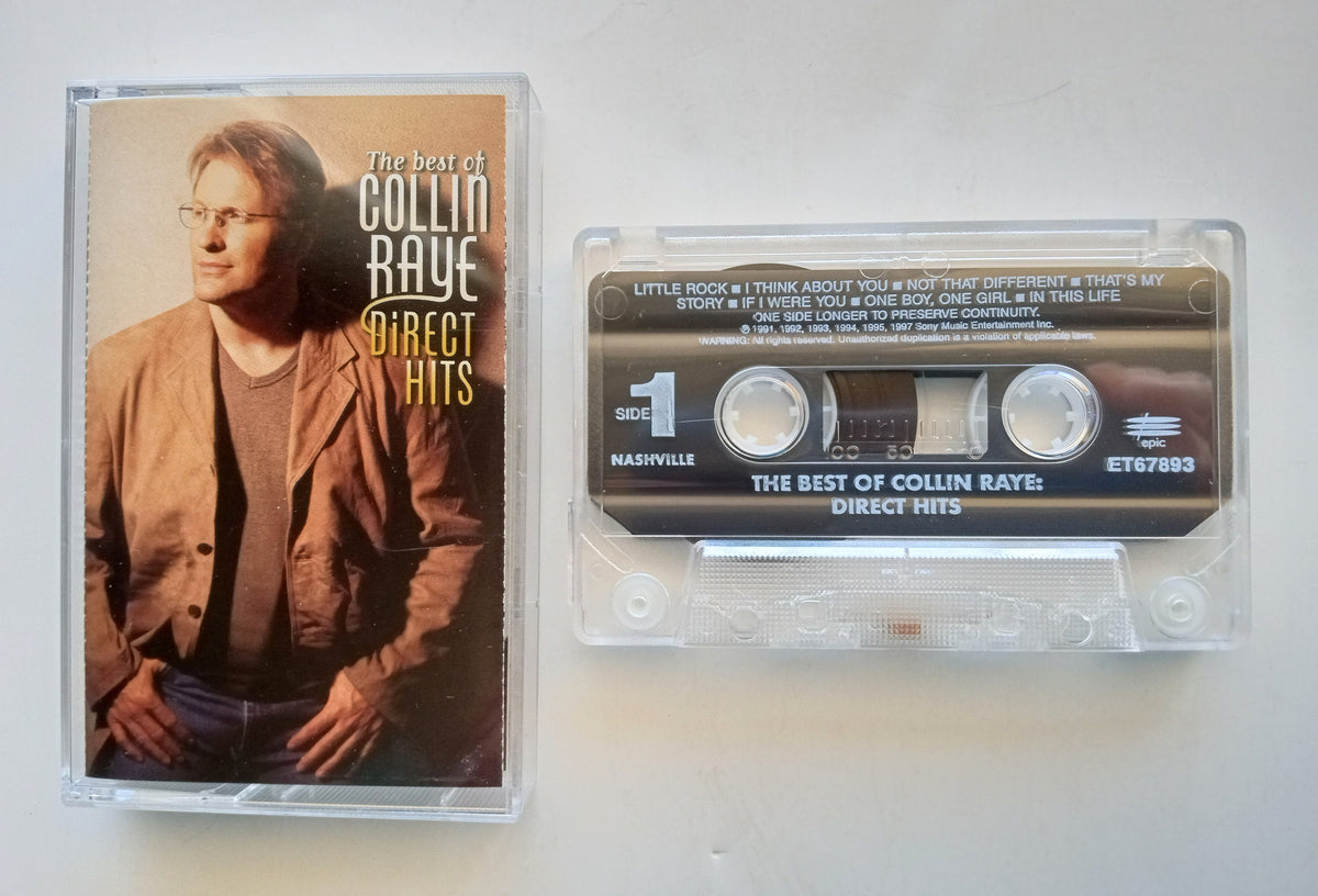 Collin Raye The Best Of Direct Hits [double Play Cassette Tape