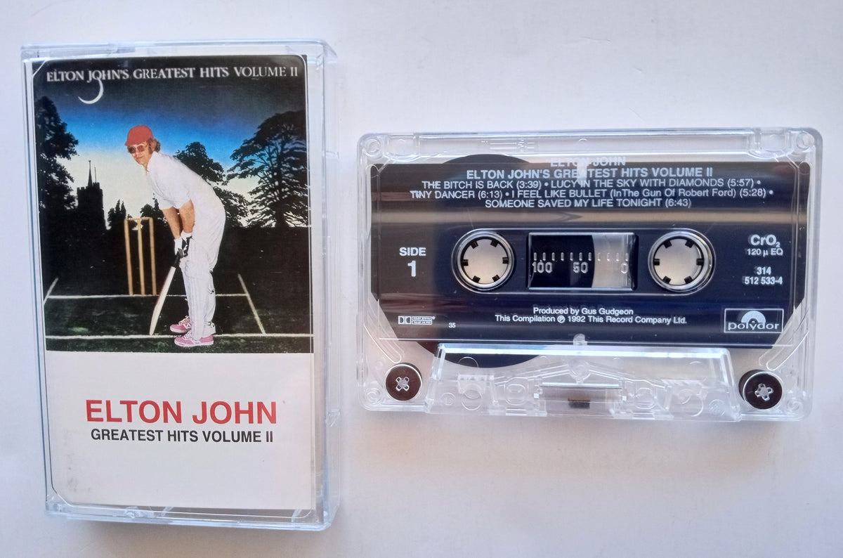 ELTON JOHN - Greatest Hits Volume II- Audiophile Chrome Cassette Tap