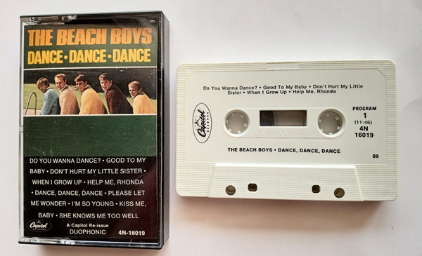 THE BEACH BOYS - "Dance. Dance, Dance" (formerly Titled: "The Beach Boys Today!") - Cassette Tape  (1965/1981) - Mint
