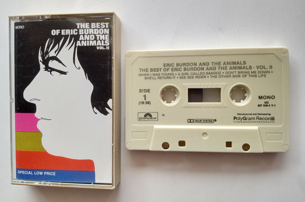 ERIC BURDON AND THE ANIMALS - "The Best Of Vol. II" (w/"Don't Bring Me Down") - Cassette Tape (1967/1984)  - Mint