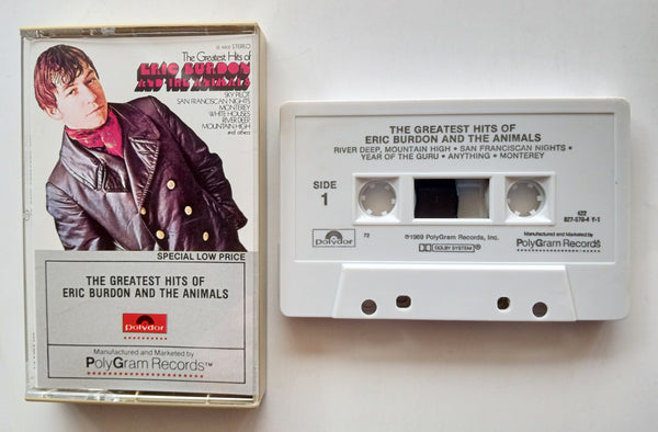 ERIC BURDON AND THE ANIMALS - "The Greatest Hits Of" (w/"Sky Pilot") - Cassette Tape (1969/1984)  - Mint