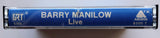 BARRY MANILOW - "Live" - [Double-Play Cassette Tape] (1977) [1st GRT (Blue) Issue!] - Mint