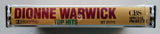 DIONNE WARWICK - "Top Hits" - Cassette Tape  (1990) - <b style="color: purple;">SEALED</b>