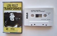 LOU REED (Velvet Underground) - "Transformer" (w/"Walk On The Wild Side") - Cassette Tape  (1972/1981) - Mint