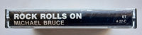 MICHAEL BRUCE (Alice Cooper Original Guitarist!) - "Rock Rolls On" - Cassette Tape (1983) [RARE & HTF!] - <b style="color: purple;">SEALED</b>