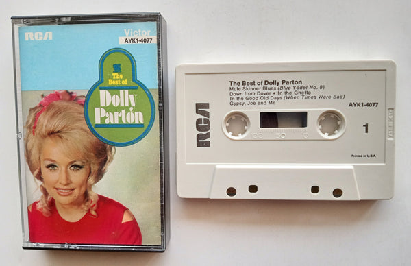 DOLLY PARTON - "The Best Of" (w/"Just Because I'm A Woman") - Cassette Tape  (1970/1984) - Mint