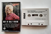 DOLLY PARTON - "Best Of" (w/"Jolene") - Cassette Tape  (1975/1984) - Mint