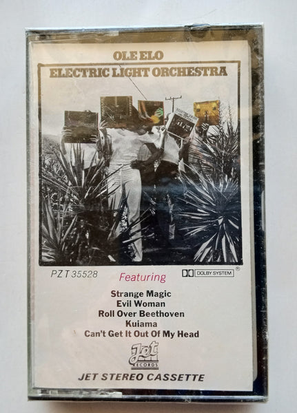 ELECTRIC LIGHT ORCHESTRA (Jeff Lynne) - "Ole ELO" (w/"Roll Over Beethoven") - Cassette Tape (1976/1991) [Digitally Remastered] - <b style="color: purple;">SEALED</b>