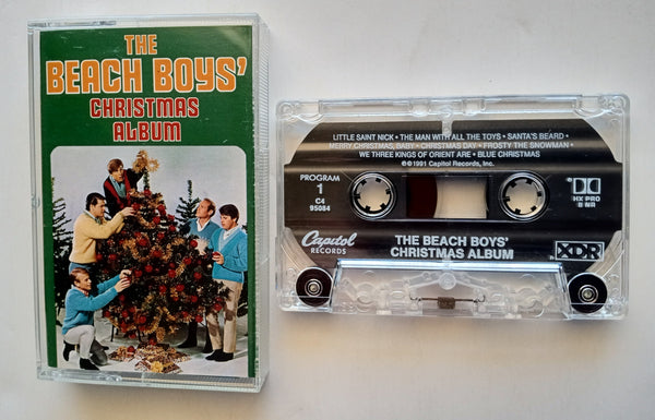 THE BEACH BOYS - "Christmas Album" - Cassette Tape  (1991) [Digitally Remastered] [Bonus Tracks!] - Mint