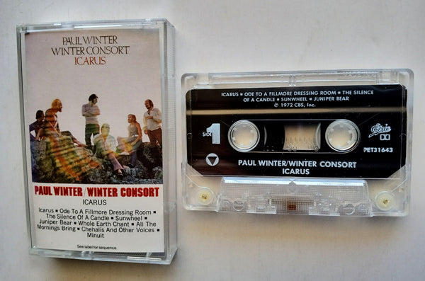 PAUL WINTER / WINTER CONSORT - "Icarus" - Cassette Tape (1972/1992) [Digitally Remastered] - Mint
