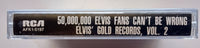 ELVIS PRESLEY - "50,000,000 Elvis Fans Can't Be Wrong: Elvis Gold Records, Vol. 2" - Cassette Tape  (1959/1994) [Digitally Remastered] - <b style="color: purple;">SEALED</b>