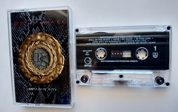 WHITESNAKE (David Coverdale) - "Greatest Hits" - [Double-Play Cassette Tape] (1994) - [Digalog®] [Digitally Mastered] Mint