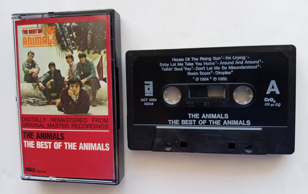 THE ANIMALS (Eric Burdon) - "The Best Of" - [Double-Play] - <b style="color: red;">Audiophile</b> Chrome Cassette Tape  (1987) - Mint