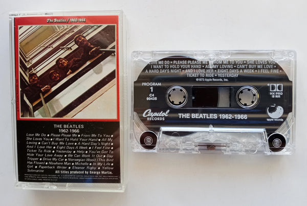 THE BEATLES (John Lennon, Paul McCartney, George Harrison, Ringo Starr) - "1962-1966" - [Double-Play Cassette Tape] (1973/1992) [Digitally Remastered] [HX Pro] - Mint