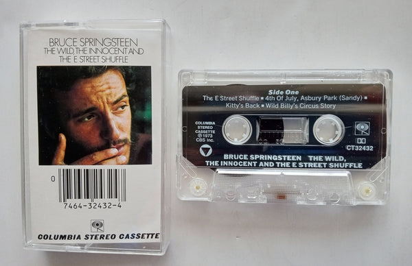 BRUCE SPRINGSTEEN - "The Wild, The Innocent And The E Street Shuffle" - Cassette Tape  (1973/1995) [Digitally Remastered] - Mint