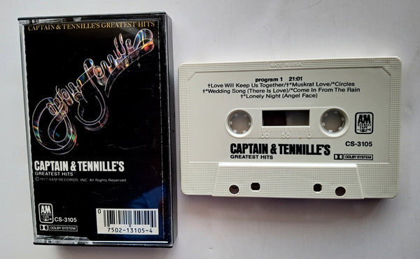 THE CAPTAIN & TENNILLE (Toni Tennille) - "Greatest Hits" - Cassette Tape  (1977) - Mint