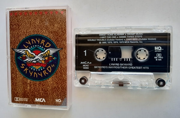 LYNYRD SKYNYRD - "Skynyrd's Innyrds/Their Greatest Hits" - [Double-Play Cassette Tape] (1989/1994) [Digitally Remastered] - Mint