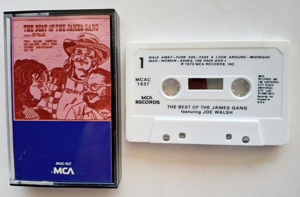 THE JAMES GANG (Joe Walsh) - "Best Of The James Gang Feat. Joe Walsh" - Cassette Tape  (1973/1985) - Mint