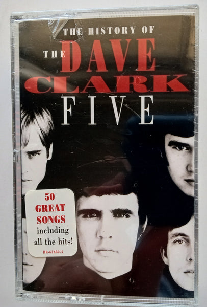 THE DAVE CLARK FIVE - "The History Of" - [2-Cassette Tape SET] (1993) [50 Hits!] [Digitally Remastered] [HX-Pro] ["Call-Out" Sticker!]   [Rare!] - <b style="color: purple;">SEALED</b>