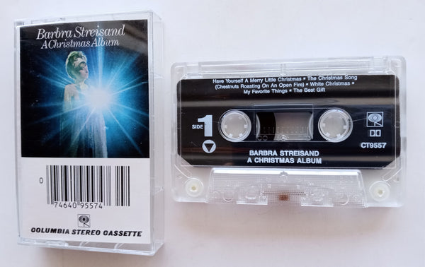 BARBRA STREISAND  - "A Christmas Album" - Cassette Tape (1967/1994) [Digitally Remastered] - Mint