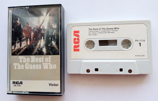 THE GUESS WHO - "The Best Of" - Cassette Tape (1971) [Original 1st Issue! Paper Labels!] [Rare!]  - Mint