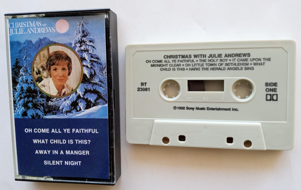 JULIE ANDREWS - "Christmas With Julie Andrews" - Cassette Tape  (1982/1992) - Mint