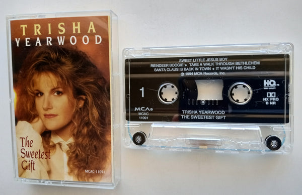 TRISHA YEARWOOD  - "The Sweetest Gift" (Christmas) - Cassette Tape (1994) [HQ™ - High-Quality] [HX-Pro]- Mint