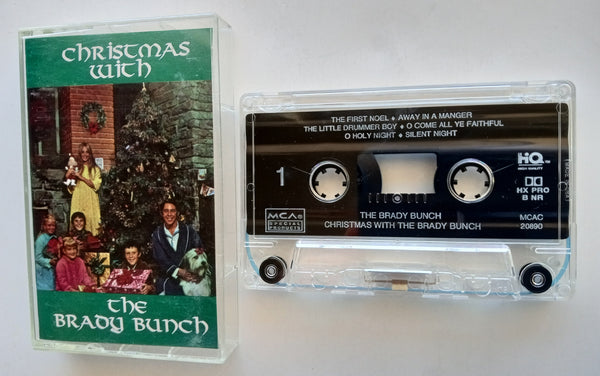 THE BRADY BUNCH - "Christmas With" - Cassette Tape (1970/1995) [Digitally Remastered] [HQ™ - High-Quality] [HX-Pro] - Mint