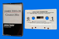 JAMES TAYLOR - "Greatest Hits" - Cassette Tape (1976/1994) [Digitally Remastered] - Mint