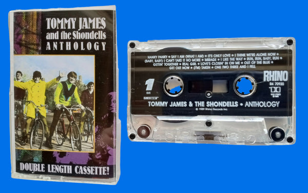 TOMMY JAMES & THE SHONDELLS - "Anthology" - [Double-Play Cassette Tape] (1989) [Digalog®] [Digitally Mastered] [HX-Pro] - Mint