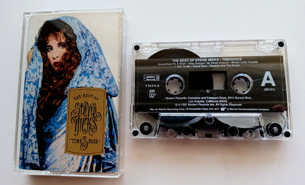 STEVIE NICKS (Fleetwood Mac)  - "Timespace: The Best Of" - [Double-Play Cassette Tape] (1991) [Digalog®] [Digitally Mastered] [HX-Pro] [Shape® Mark 10 Performance Clear Shell] - Mint