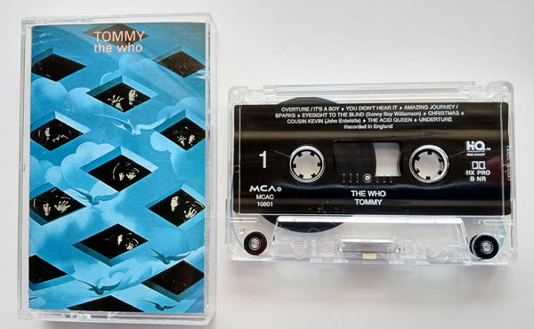 THE WHO (Pete Townshend, Roger Daltrey) - "Tommy" - [Double-Play Cassette Tape] (1969/1993) [Digitally Remastered] [HQ™ High Quality] [HX-Pro] - Mint