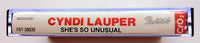 CYNDI LAUPER (Blue Angel) - "She's So Unusual" - <b style="color: red;">Audiophile</b>  Chrome Cassette Tape  (1983) [Rare Canada Chrome (CrO2) Issue!] - Mint