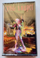 CYNDI LAUPER (Blue Angel) - "A Night To Remember" - Cassette Tape  (1989) (Rare & HTF!) - <b style="color: purple;">SEALED</b>