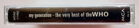 THE WHO (Pete Townsend, Roger Daltrey) - "My Generation: The Very Best Of The Who" -  [Double-Play Cassette Tape] (1996) [Digitally Remastered] [HQ™ - High Quality] [HX-Pro] ["Call-Out" Sticker!] - <b style="color: purple;">SEALED</b>