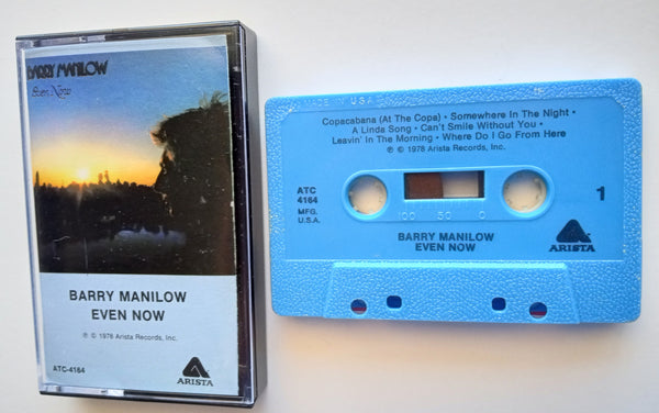 BARRY MANILOW - "Even Now" - Cassette Tape  (1978) [1st Issue Blue Cassette!] - Mint