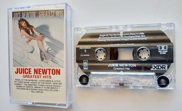JUICE NEWTON (Silver Spur) - "Greatest Hits" - Cassette Tape  (1984/1992) - [Digitally Remastered] [HX-Pro] [XDR] - Mint