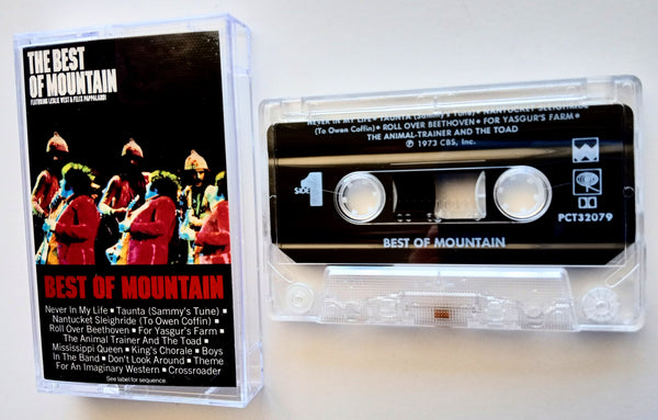 MOUNTAIN (Leslie West) - "Best Of" (w/"Mississippi Queen") - Cassette Tape (1973/1992) [Digitally Remastered] - Mint