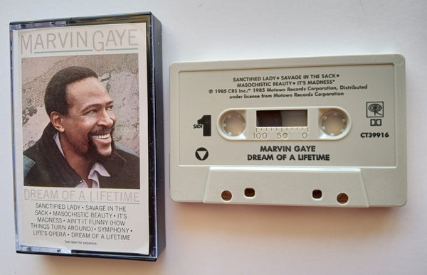MARVIN GAYE - "Dream Of A Lifetime" - Cassette Tape (1985) - Mint
