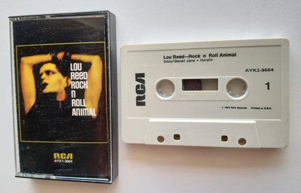 LOU REED - "Rock 'N" Roll Animal" - Cassette Tape  (1974/1981) - Mint