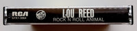 LOU REED - "Rock 'N" Roll Animal" - Cassette Tape  (1974/1981) - Mint