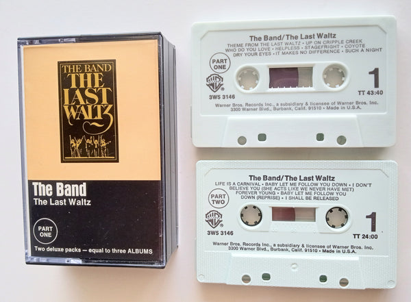 THE BAND - "The Last Waltz" [2-Double-Play Cassette Tapes = to 3 Albums!] (1978) - Mint