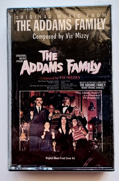 ORIGINAL SOUNDTRACK (Vic Mizzy) - "Original Music From The Adams Family" - Cassette Tape  (1964/1992) [Digitally Remastered] [RARE!]-