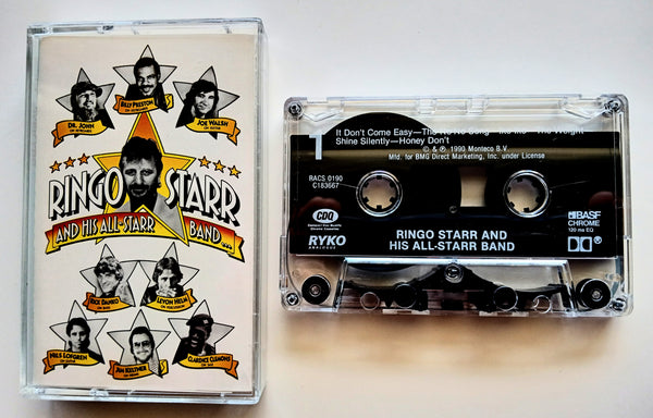 RINGO STARR (The Beatles) - "Ringo Starr & His All-Starr Band" - <b style="color: red;">Audiophile</b> Chrome Cassette Tape (1990) [Digitally Mastered] - New