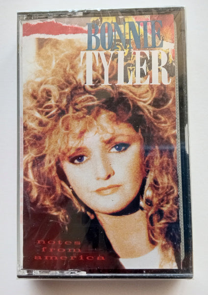 BONNIE TYLER  - "Notes From America" - Cassette Tape (1988) [Promo Copy!] - <b style="color: purple;">SEALED</b>