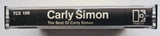 CARLY SIMON - "The Best Of" - Cassette Tape (1975/1992) [Digalog®] [Digitally Mastered] [RCV] - Mint