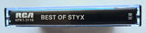 STYX (Dennis DeYoung) - "Best Of Styx" (w/"Lady") - Cassette Tape (1977/1979) [Original Cover Photo!] [Early RCA Best]  [HTF!] - Mint