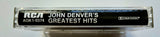 JOHN DENVER - "Greatest Hits" - Cassette Tape (1973/1992) [Digitally Remastered] - New